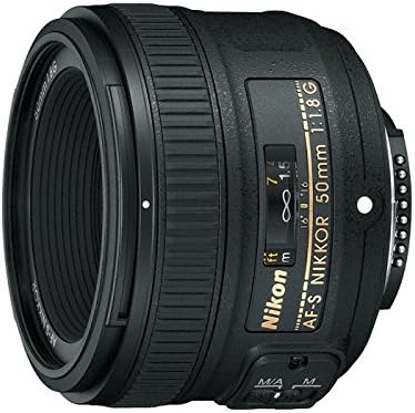 Nikon AF-S 50mm F1.8 G - Objetivo para Nikon (distancia focal fija 50mm, apertura f/1.8) color negro - Versión Europea
