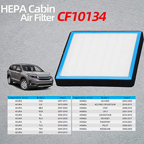CF10134 Cabin Air Filter HEPA Air Conditioner with Activated Carbon