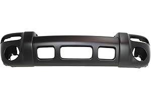 Evan Fischer Front Bumper Cover Compatible with 2002-2004 Jeep Liberty Primed - CH1000334