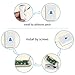 Wireless Doorbell, Wireless Door Chime Mini Waterpoof Door bell Chime Work at 1000 Feet with Various Melodies, Volume Levels & LED Flash - (1 Door Sensors & 2 Receiver)