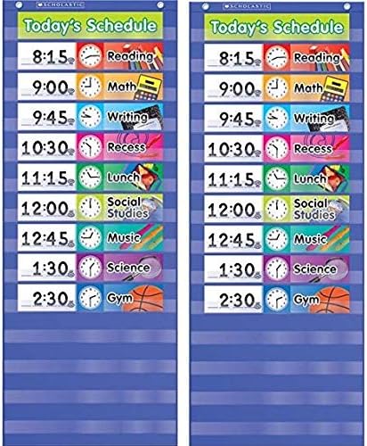 Daily Schedule Pocket Chart (2-(Pack))