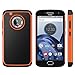 Moto G5 Plus Case, Cimo [Shockproof] Heavy Duty Shock Absorbing Hybrid Protection Cover for Motorola Moto G5 Plus (2017) - Orange