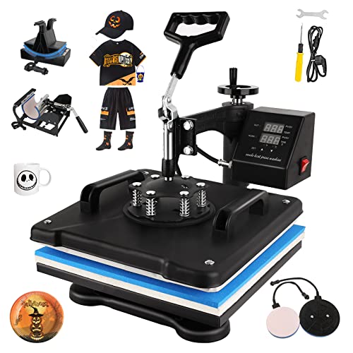 WEANAS Heat Press Machine 15 x 15, Heat Transfer Machine with Professional Swing Arm, Digital