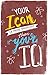 Kid's Room Posters with Inspirational & Motivational Phrases. Positive Posters to Incentivize Your Kids to Achieve Whatever Goal They Set to Themselves. Classroom Poster, Teacher Quotes, 11X17 in.
