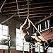 Aoneky 1.5 inch Adult Exercise Gym Climbing Rope (Brown, 1.5'' x 13 ft)