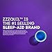 Vicks ZzzQuil Nighttime Sleep Aid Liquid, Free of Alcohol & Artificial Dyes, Soothing Berry Flavor, 12 Fl Oz, 2 ct