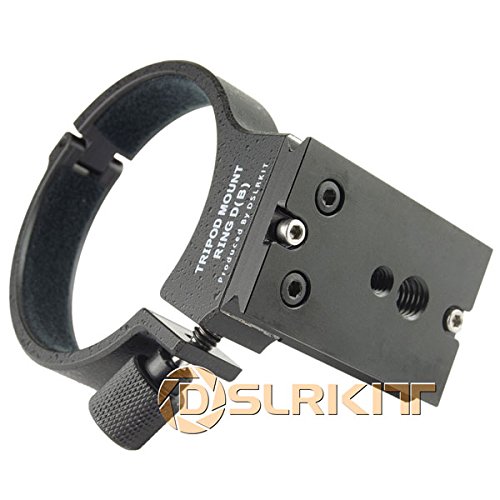 DSLRKIT Metal Tripod Mount Ring D with Quick Release Plate for Canon 100mm f/2.8L Macro IS