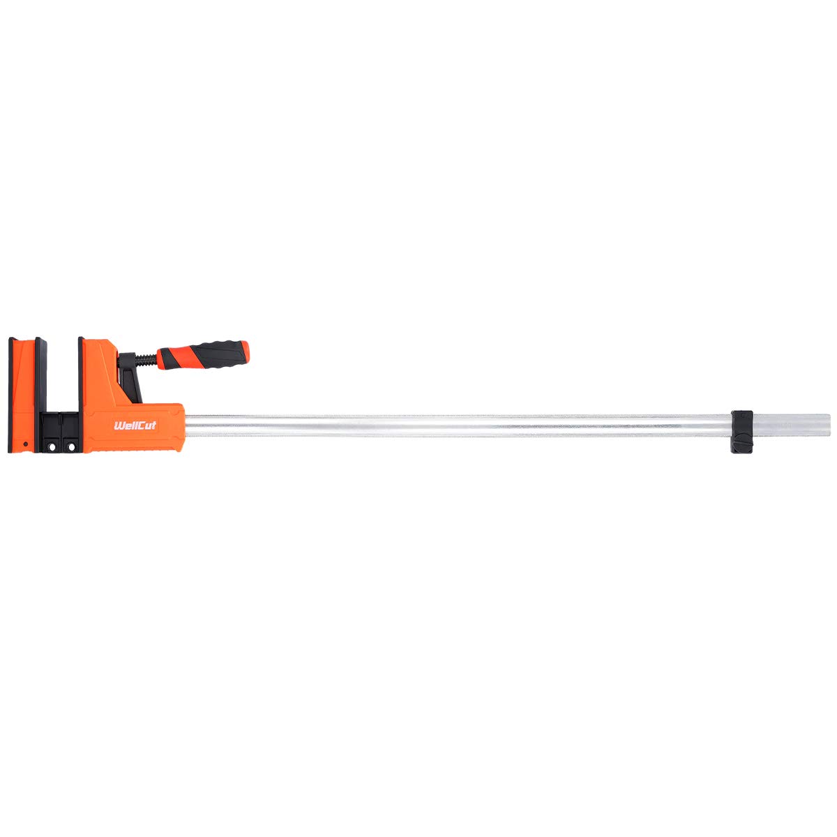 WellCut Bar Clamps 800mm x 95mm, Parallel Jaw Clamp, Quick Release Professional Woodworking F Clamps with 600kg Clamping Force Heavy Duty Super Strong Fully Adjustable (Pack of 1) — image 1