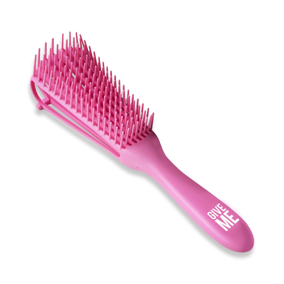Give Me Cosmetics Detangle Hair Brush, Gentle Detangling Hairbrush, Frizz and Pain Free for Thick Curls, Lightweight Flexible Bristles, Ideal for Wet or Dry, Hairbrushes for Women Men Girls