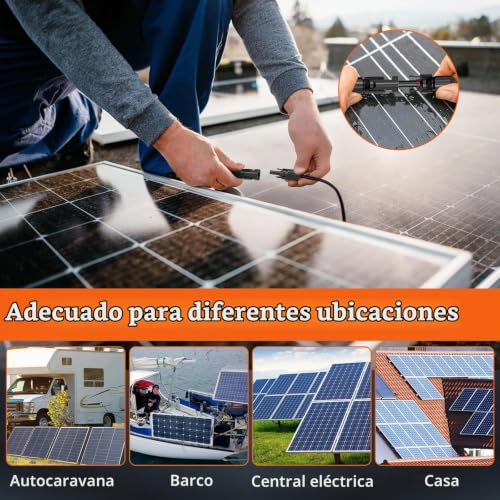 Crimper Terminals for 2.5/4.0/6.0 M² Solar Cable, 12 Pairs Solar Connectors, 2 Pieces Keys, for Mounting Solar Panels Cables