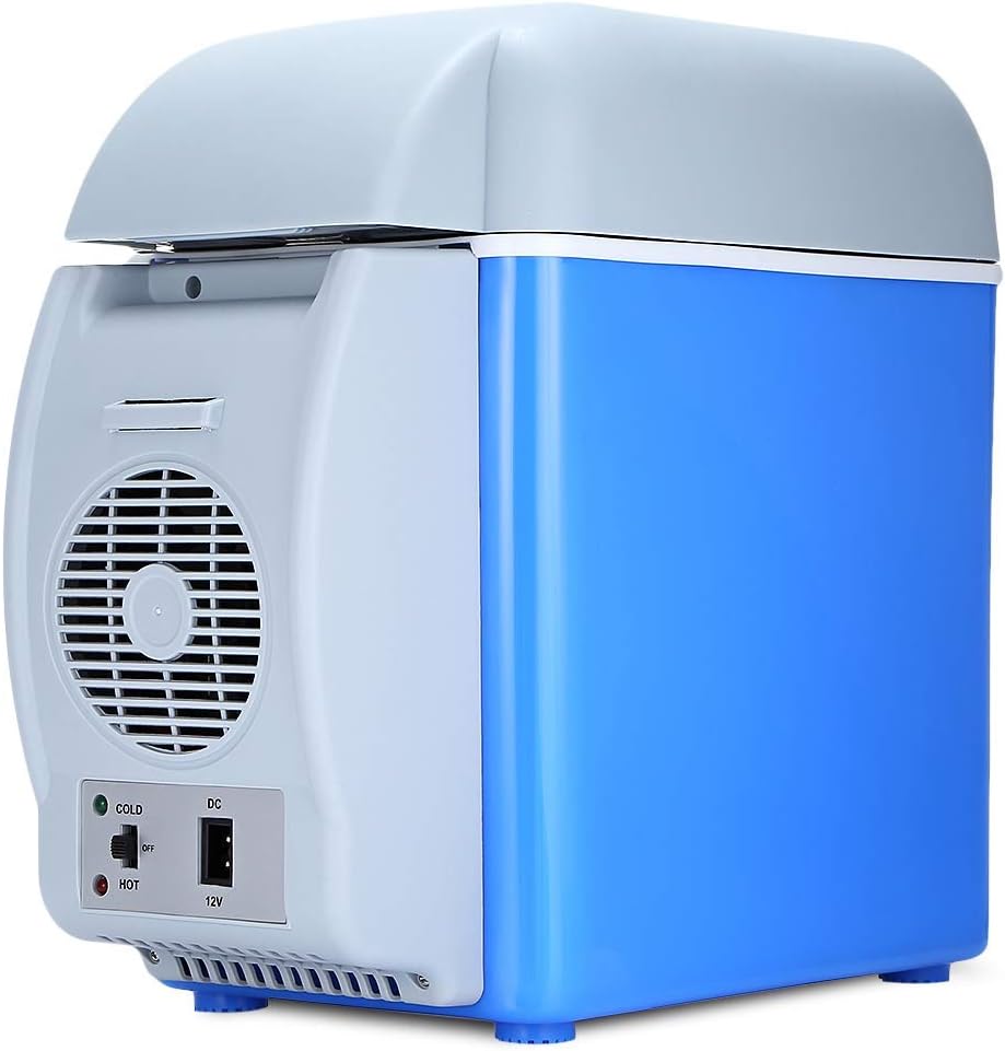 REET Portable 12V 7.5L ABS Multi-Function Auto Car Mini Fridge Travel Refrigerator Home Cooler Freezer, Warmer