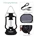 Lixada Camping Lantern,Solar Rechargeable Hand Crank Camping Light 120 Lumens 16 LEDs Portable Water Resistant Tent Lamp