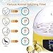 Mini 7 Egg Hatcher Incubator with Temperature Control, Digital Poultry General Purpose Incubators for Chickens Ducks Birds