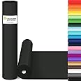Black Wrapping Paper 15"x390", Birthday Wrapping Paper Kraft Paper Roll for Poster Bulletin Board, Art Paper, Poster Easel Drawing Decorative Paper Roll for Father’s Day, Birthday, Bouquet Flower