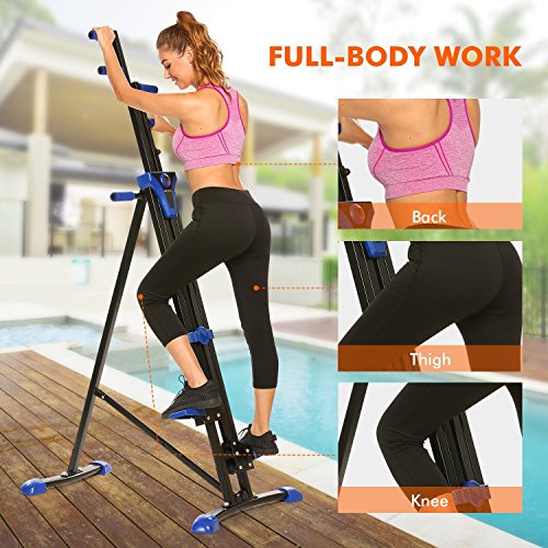 image for Tomasar Vertical Climber Machine Folding Stepper Machine for Home Gym 
