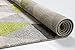Well Woven Isometry Green & Grey Modern Geometric Triangle Pattern Area Rug Soft Shed Free 5 x 7 (5' x 7') Easy to Clean Stain Resistant