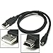 ABLEGRID Trademarked Mains USB PC Cable For WD My Book Essential External Hard Drive 4TB 3TB 2TB 1TB compatible parts Micro USB 2.0 Data Cable Cord Brand New