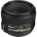 Nikon AF-S FX NIKKOR 50mm f/1.4G Lens with Auto Focus for Nikon DSLR Cameras