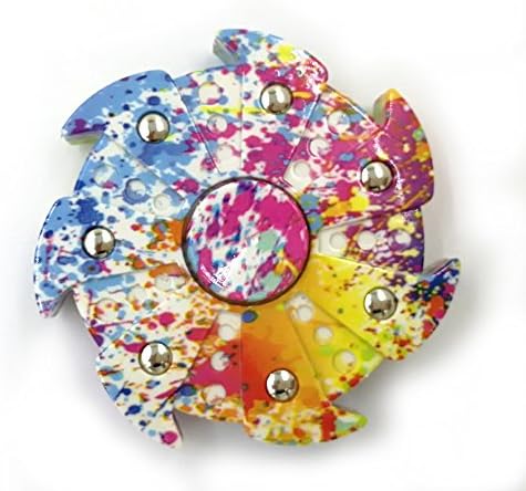 ELEFAN More Pattern Option 7 Blades Colorfull Hand Spinner Great Gift For Kid