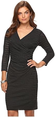 black wrap dress amazon