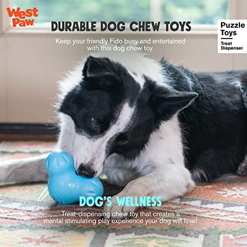 West Paw Zogoflex Tux Interactive Treat Dispensing Dog Chew Toy for