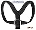 Posture Corrector for Women and Men by CAMP BEN | Clavicle Brace and Kyphosis Shoulder Trainer Harness for Hunchback | Back Support Figure 8 Correctors (Large Size 36-46