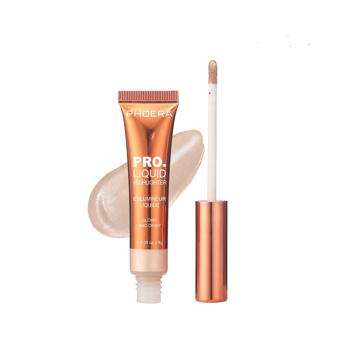ONEKLIK Phoera Highlighter Makeup Long Lasting Make up Liquid Highlighter – 303 Soft Pink
