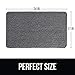 KANGAROO Bathroom Rugs, Chenille Soft Absorbent Bath Rug, Shaggy Shower Mat, Quick Dry Machine Wash Bathmat, Plush Carpet Mats for Tub, Bathtub and Room Home Decor Accessories, 24x17, Light Purple