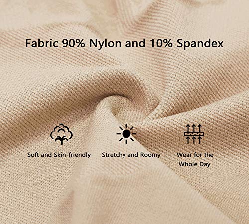 Peauty Summer White Maternity Dress Baby Shower Clothes Maternity Shapewear Underwear Shorts High Waist Pregnancy Belly Bands Support for Pregnant Women Gender Reveal Dresses(Nude M)