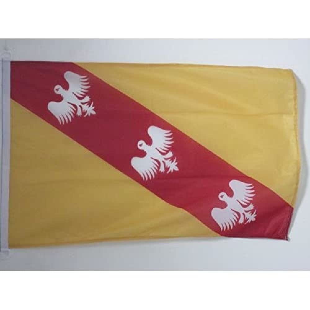 AZ FLAG - Lorraine Flag - 3x5 Ft - For Outdoor - French region of Lorraine Banner Knitted Polyester with Two Plastic Rings - Fade Resistant - Vivid Colors - 3' x 5' Feet - 150x90 Cm