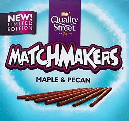 Quality Street Matchmakers Maple & Pecan flavour 120g (Pack of 10)