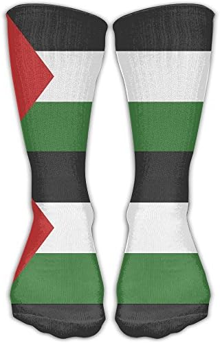 Palestine Flag Causal Socks Crew Socks Elite Socks Crazy Socks 11.2" Winter Soft Warm For Running,Medical,Athletic,Travel
