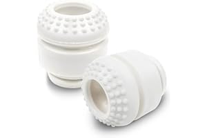 TIKSCIENCE Front Strut Bumper Bump Stop Replace DC3Z-3020-B K201944 Suspension Jounce Bumper Fit for Ford F-250 F-350 F-450 F-550 F-650 Super Duty 2005-2024, 2Pcs White