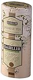 Basilur | Jasmine Tea & Ceylon Green Tea, | Two Layered Designer Caddy | 100% Pure Ceylon Single Origin Tea