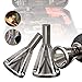 Deburring External Chamfer Tool Stainless Steel Remove Burr Tool for Drill Bit Damaged Extractor Compatible with Size 8-32 Bolts 1 PC (SILIVER)