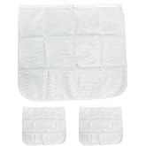 Aginkgo 3 Pack 22x26 Inch Brew Bags Extra Large Reusable Fine Mesh Bag for Fruit Cider Grape Wine Press Drawstring Straining