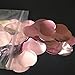 Yalulu 80 Grams Metallic Rose Gold Pink Round Circles Tissue Paper Confetti Table Confetti for Birthday Parties, Weddings, Anniversaries, Baby and Bridal Showers