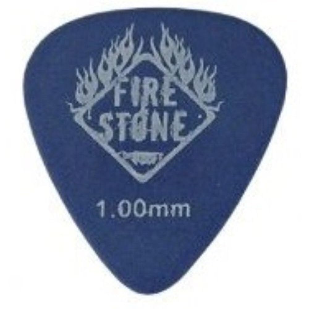 Fire Stone 523872 Plectrum/Pick Delrin Tex, 351 shape, roughened version, 0.60 mm, orange, 12 pieces