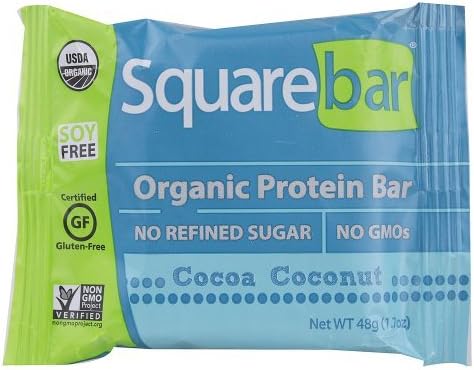 Cocoa Coconut Organic Protein Bar 12 / 1.7 oz Bar(S) by Squarebar
