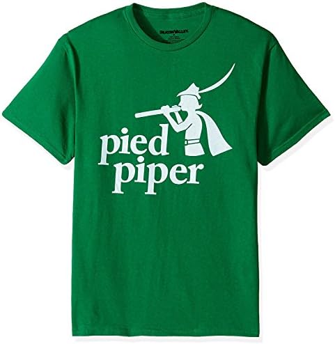 Silicon Valley Men's Original Pied Piper Logo T-Shirt (Kelly Green, 2XL)