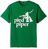 Silicon Valley Men's Original Pied Piper Logo T-Shirt (Kelly Green, X-Large)