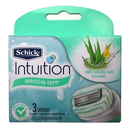 Schick Intuition Naturals Sensitive Care Womens Razor Blade Refill