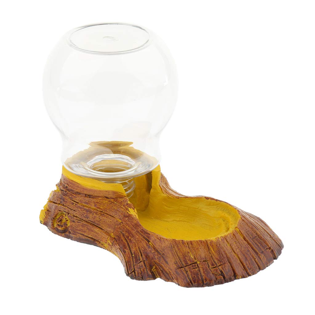 TOBBOMEY Reptilien Wasserspender Edelstahl - Für Schildkröten & Terrarium