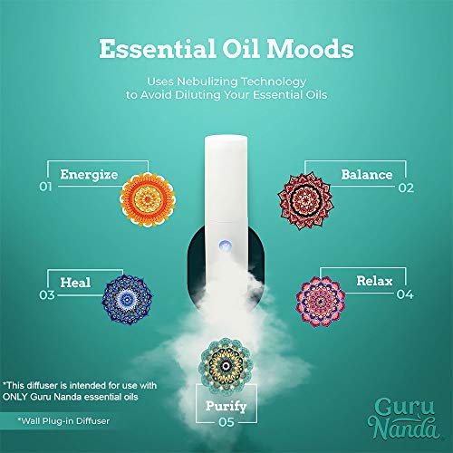 GuruNanda Portable Diffuser Plugin Oil Diffuser 2.0 For Essential