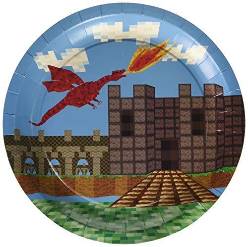 Forum Novelties BB74254 Medieval 9 in. Luncheon Plates 9