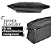 Vercord Handbag Purse Tote Pocketbook Organizer Insert Zipper Closure 11 Pockets, Black Dots L