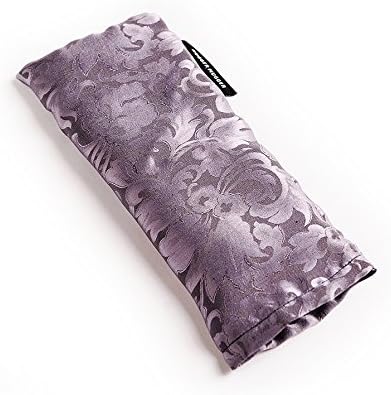 Hugger Mugger Flax Filling Piccolo Silk Yoga Eye Bag, Purple