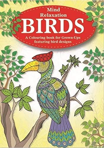 BG A4 Adult Anti-Stress Colouring Book Set of 4 Books - Flowers, Patterns, Animals & Birds, Multicolor - Image 3