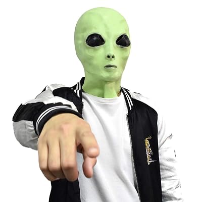 Halloween Alien Latex Mask for Party Adult Man