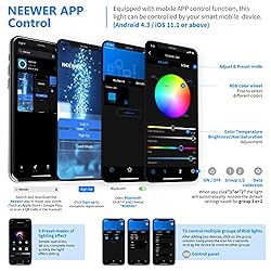 Neewer 2 Packs 660 RGB Led Light with APP